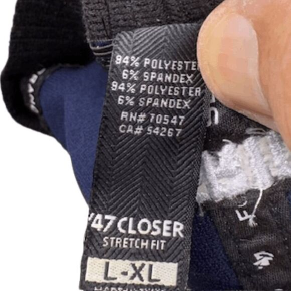 47 Brand Men's New England Patriots Stretch Fit Hat Navy Blue Size Large/XL - Picture 5 of 6